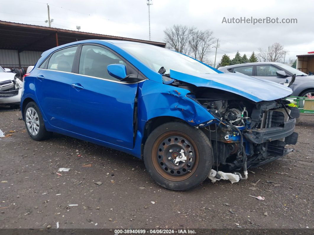 2017 Hyundai Elantra Gt   Blue vin: KMHD35LH3HU372617