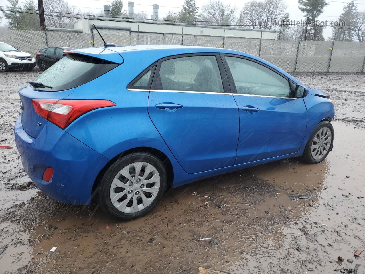 2017 Hyundai Elantra Gt  Blue vin: KMHD35LH3HU373573