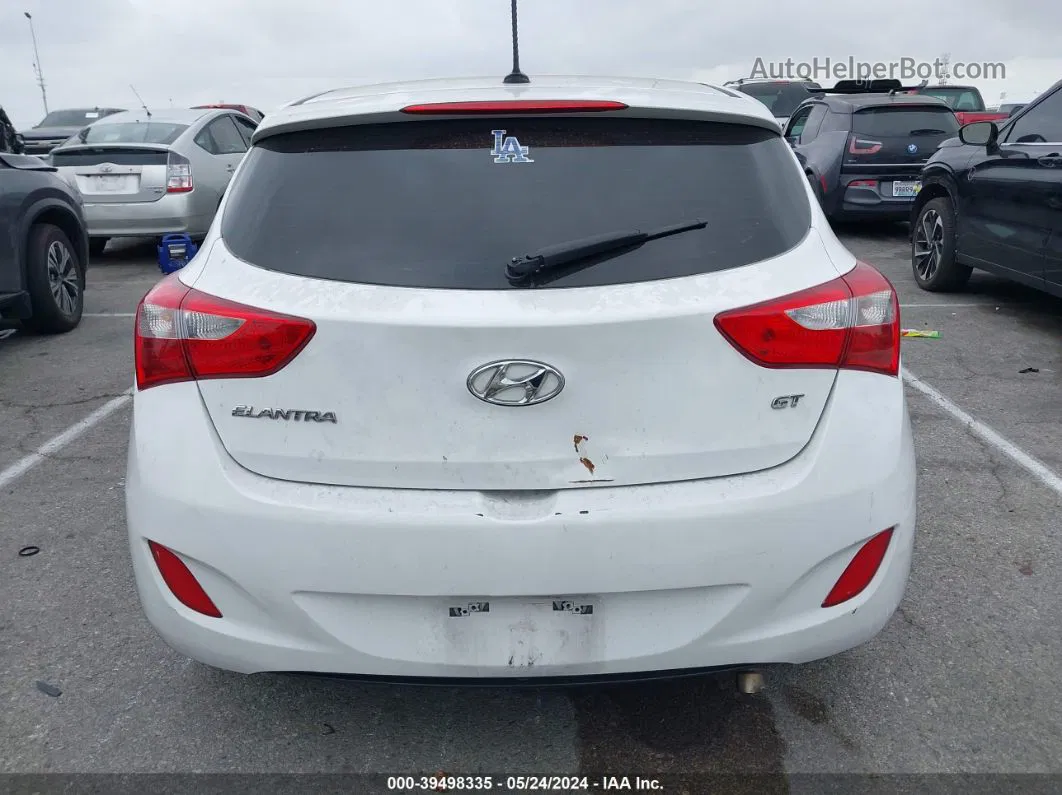 2017 Hyundai Elantra Gt   White vin: KMHD35LH3HU379471