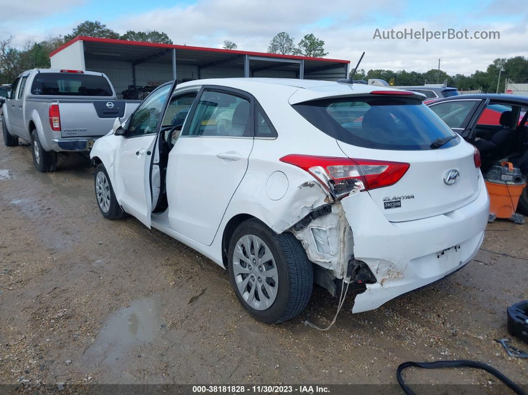 2017 Hyundai Elantra Gt White vin: KMHD35LH3HU381964