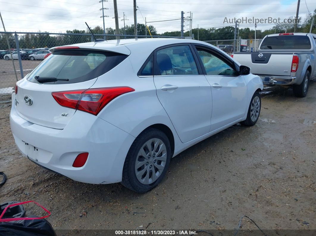 2017 Hyundai Elantra Gt White vin: KMHD35LH3HU381964