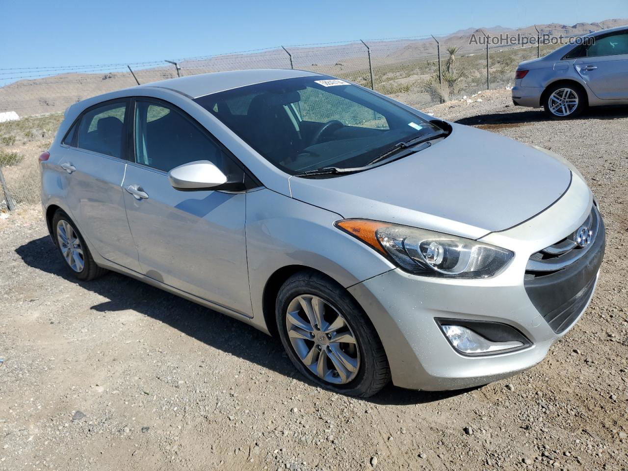 2014 Hyundai Elantra Gt Silver vin: KMHD35LH4EU186192