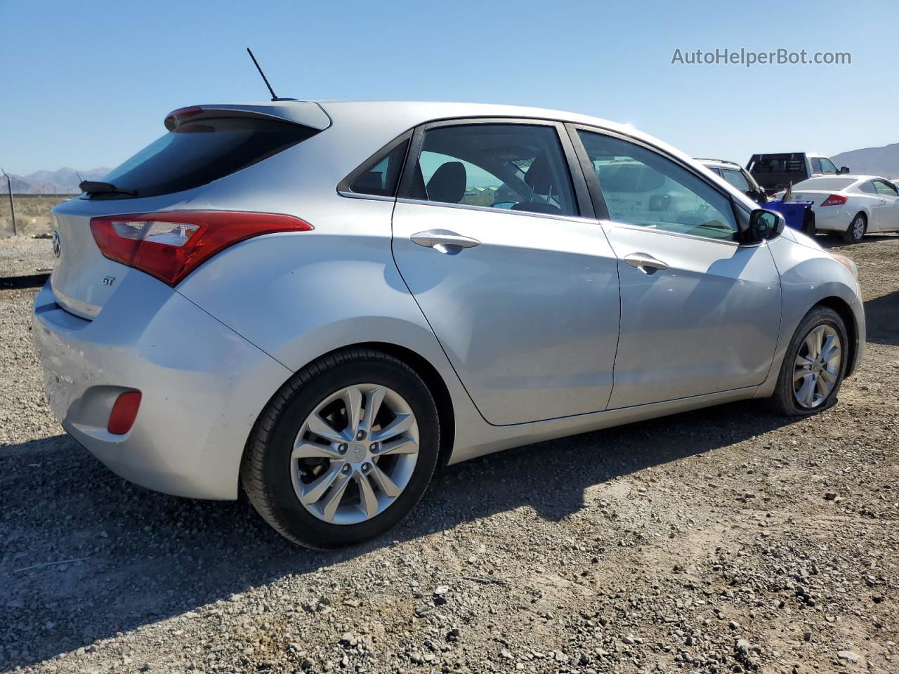 2014 Hyundai Elantra Gt Silver vin: KMHD35LH4EU186192