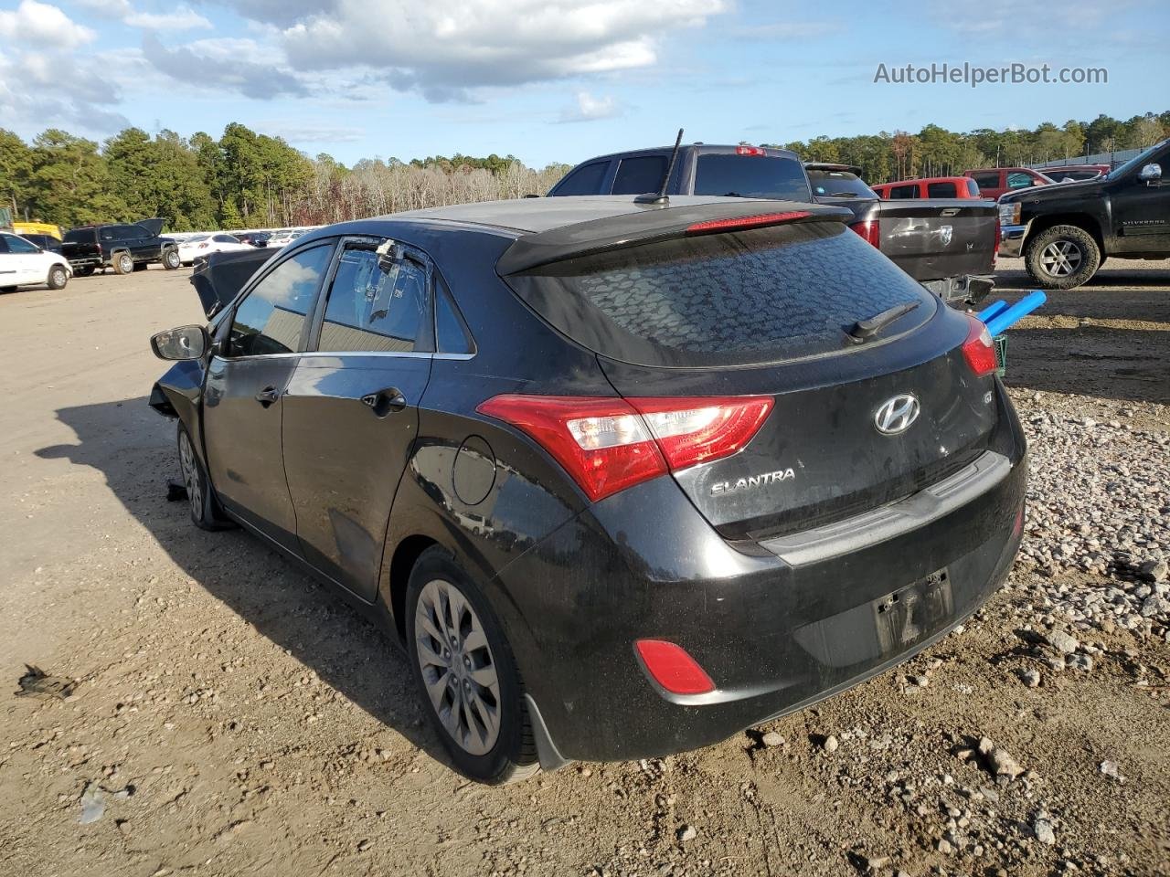 2016 Hyundai Elantra Gt  Black vin: KMHD35LH4GU261055