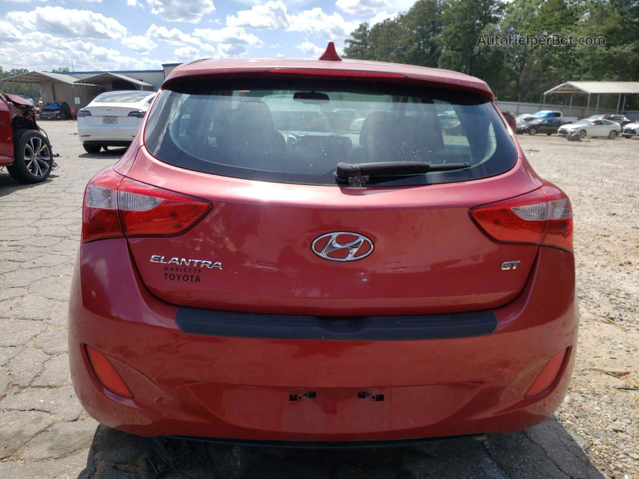 2016 Hyundai Elantra Gt  Red vin: KMHD35LH4GU283878