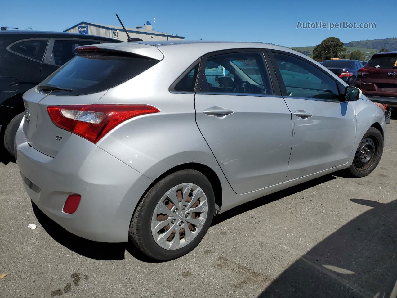 2016 Hyundai Elantra Gt  Silver vin: KMHD35LH4GU309136