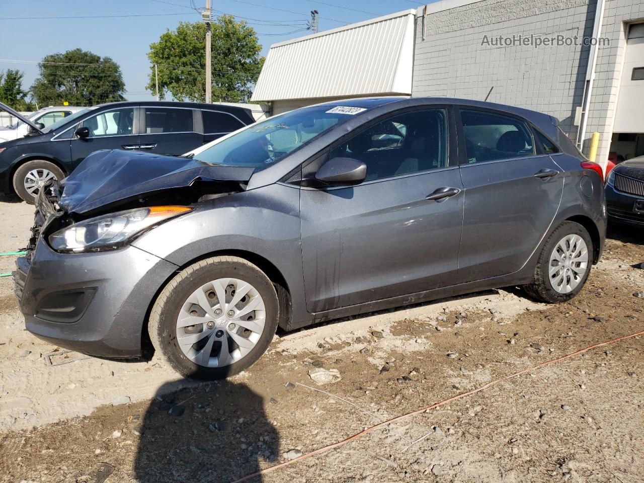 2016 Hyundai Elantra Gt  Gray vin: KMHD35LH4GU322646