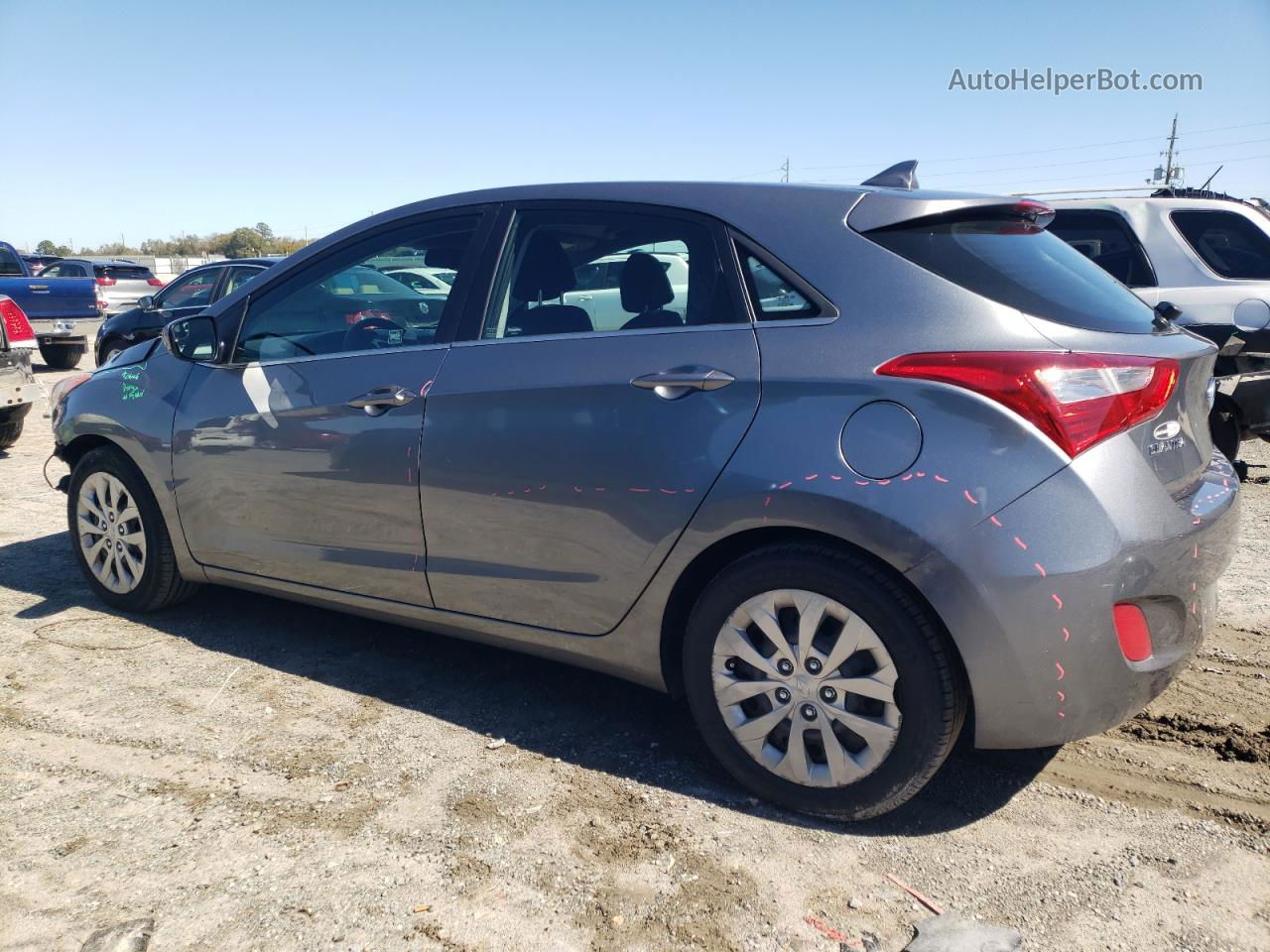 2016 Hyundai Elantra Gt  Gray vin: KMHD35LH4GU324591