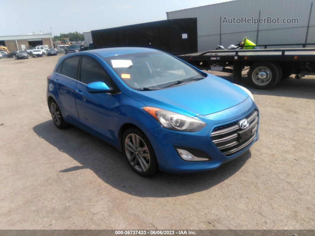 2017 Hyundai Elantra Gt   Синий vin: KMHD35LH4HU349833