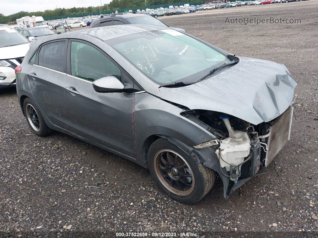 2017 Hyundai Elantra Gt   Gray vin: KMHD35LH4HU372822