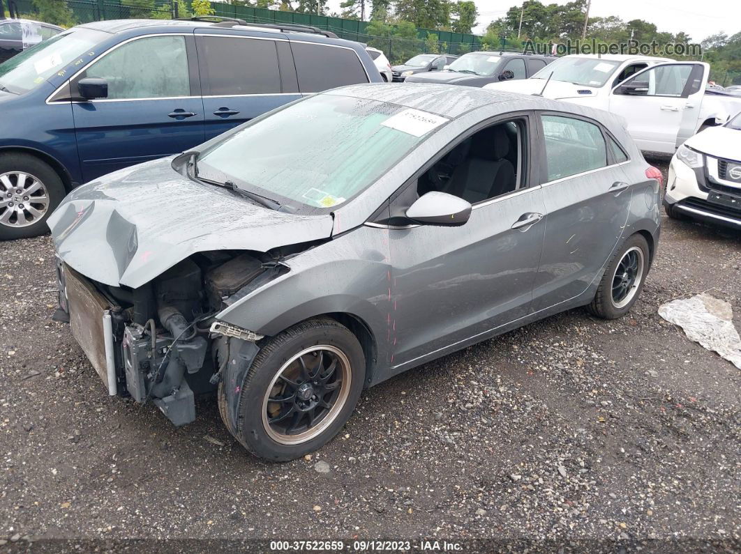 2017 Hyundai Elantra Gt   Gray vin: KMHD35LH4HU372822