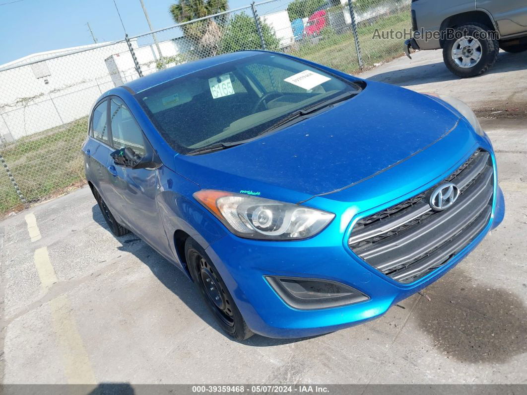 2017 Hyundai Elantra Gt   Blue vin: KMHD35LH4HU374490