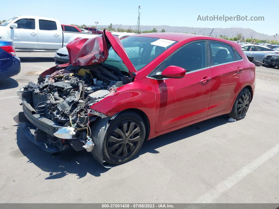 2017 Hyundai Elantra Gt Red vin: KMHD35LH4HU379625