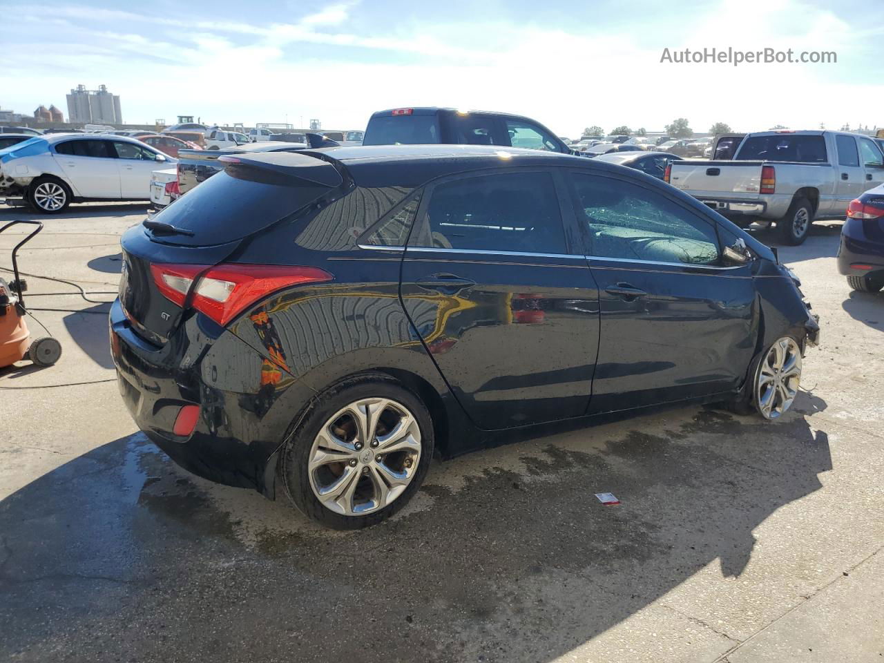 2014 Hyundai Elantra Gt  Black vin: KMHD35LH5EU159647