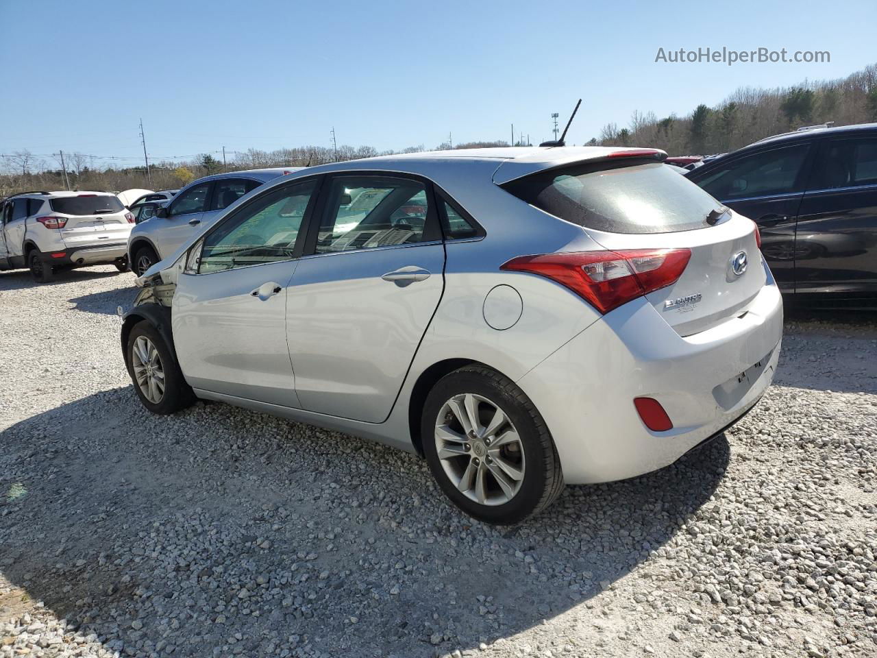 2014 Hyundai Elantra Gt  Silver vin: KMHD35LH5EU170003