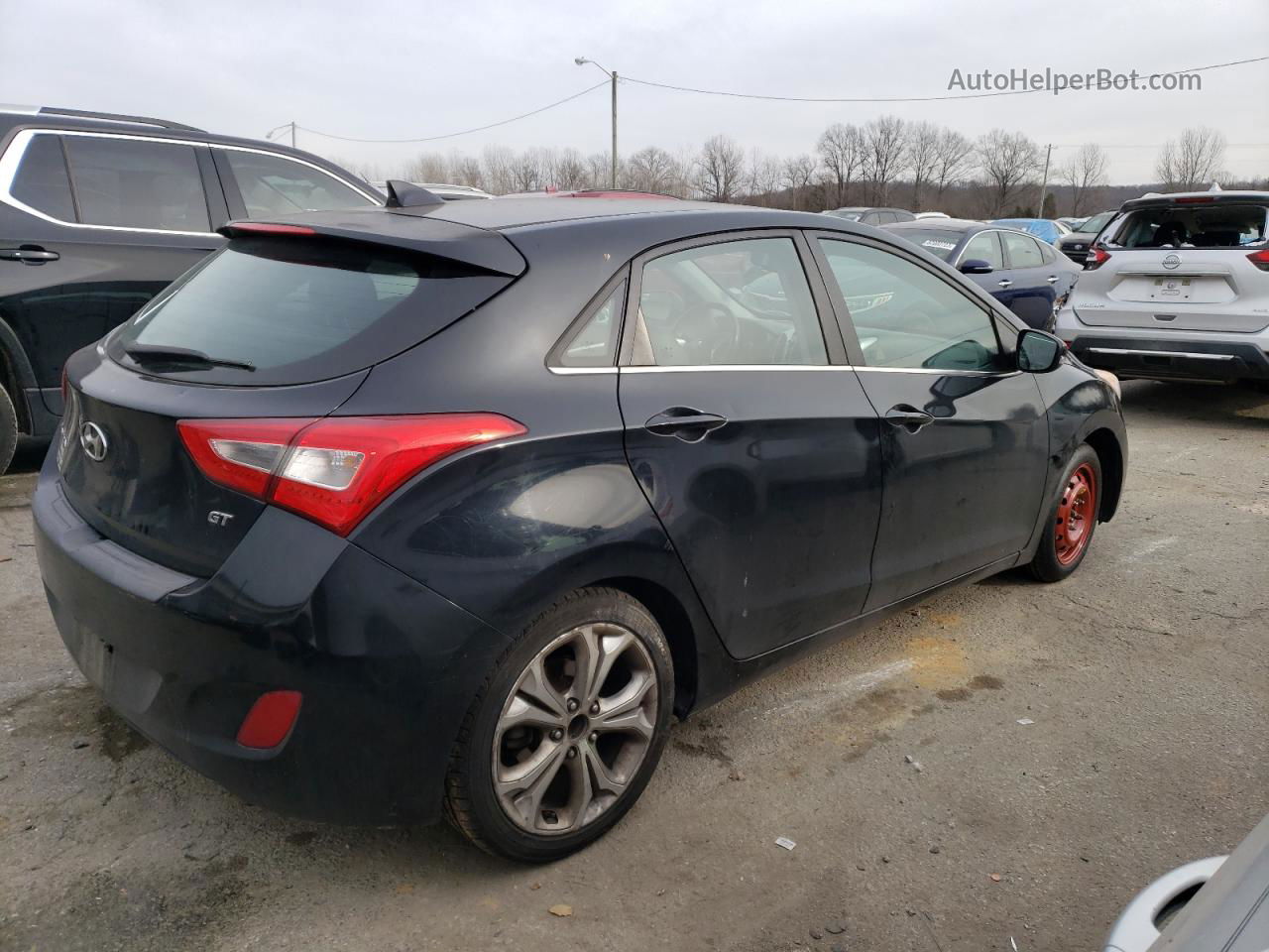 2014 Hyundai Elantra Gt  Черный vin: KMHD35LH5EU222214