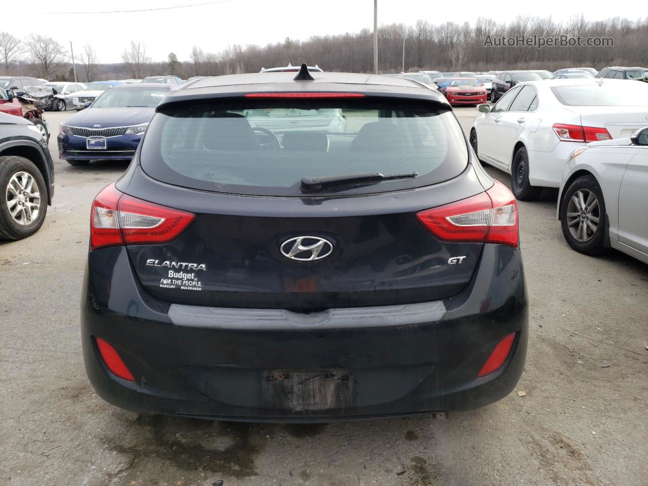 2014 Hyundai Elantra Gt  Черный vin: KMHD35LH5EU222214