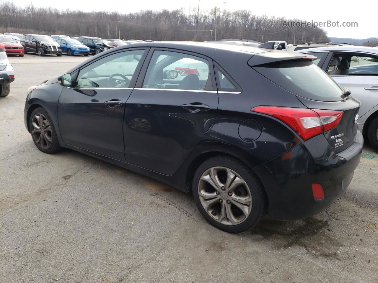 2014 Hyundai Elantra Gt  Черный vin: KMHD35LH5EU222214