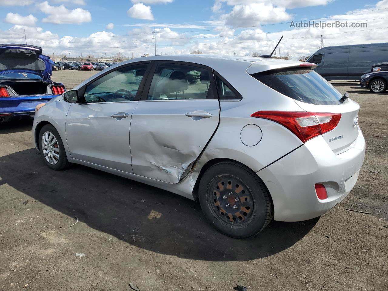 2016 Hyundai Elantra Gt  Silver vin: KMHD35LH5GU252400