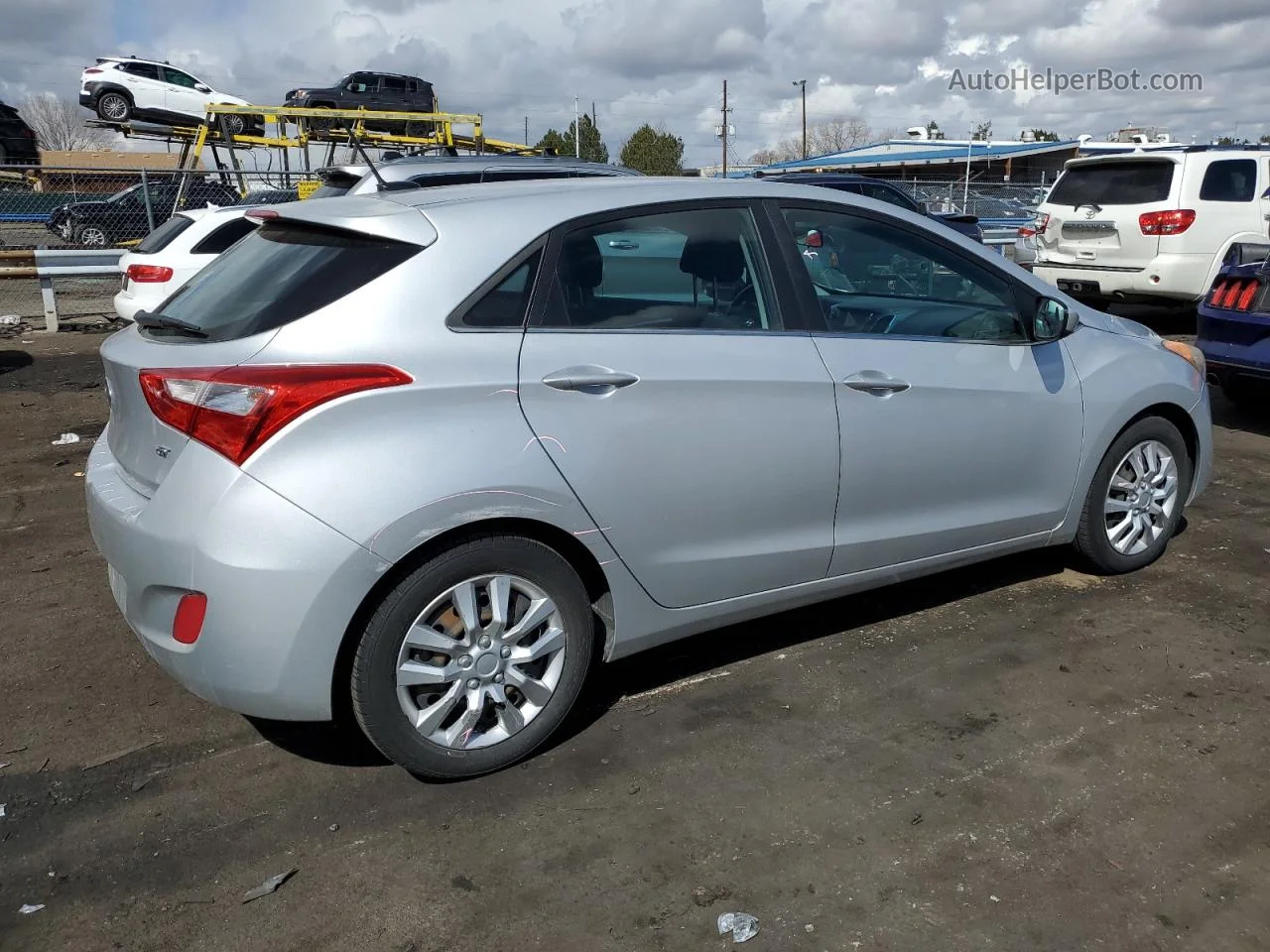 2016 Hyundai Elantra Gt  Silver vin: KMHD35LH5GU252400