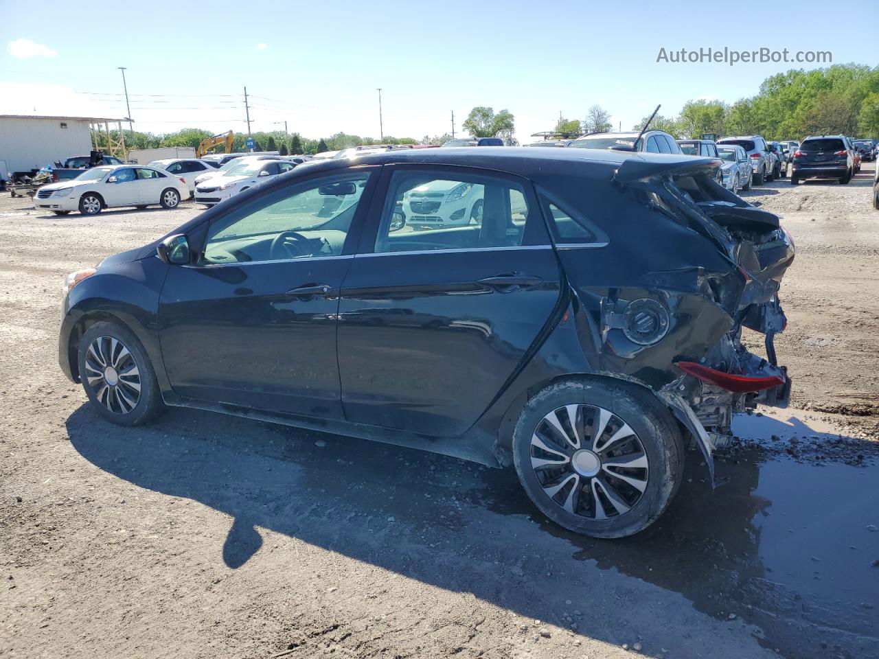 2016 Hyundai Elantra Gt  Черный vin: KMHD35LH5GU326995