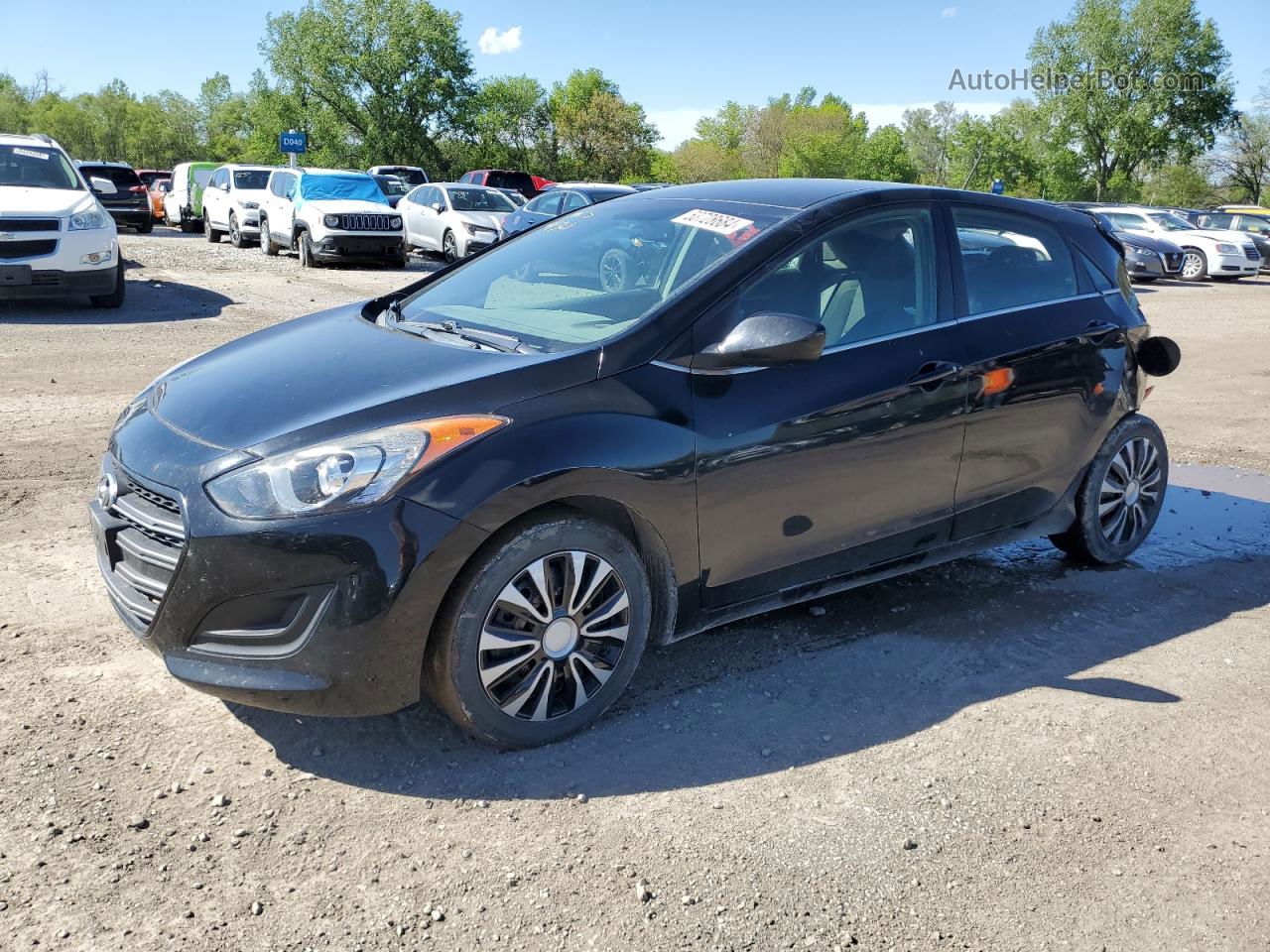 2016 Hyundai Elantra Gt  Black vin: KMHD35LH5GU326995