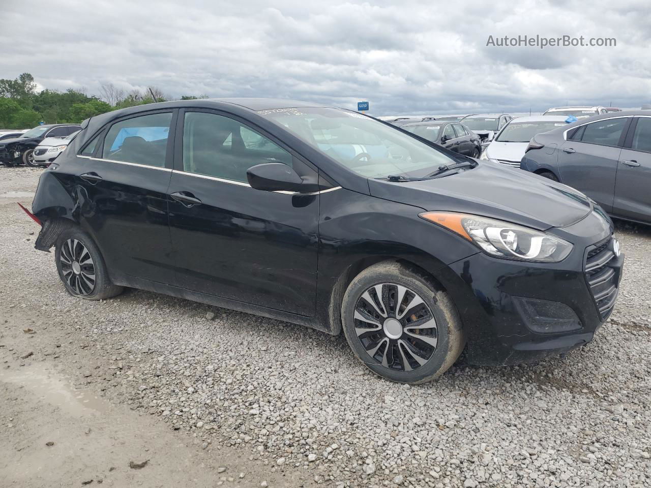 2016 Hyundai Elantra Gt  Black vin: KMHD35LH5GU326995