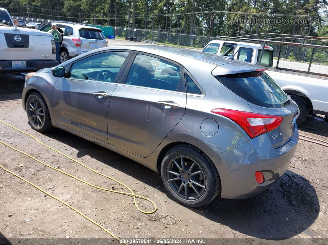 2017 Hyundai Elantra Gt   Gray vin: KMHD35LH5HU350103