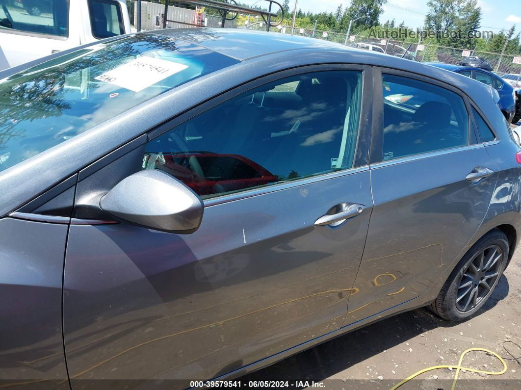 2017 Hyundai Elantra Gt   Gray vin: KMHD35LH5HU350103