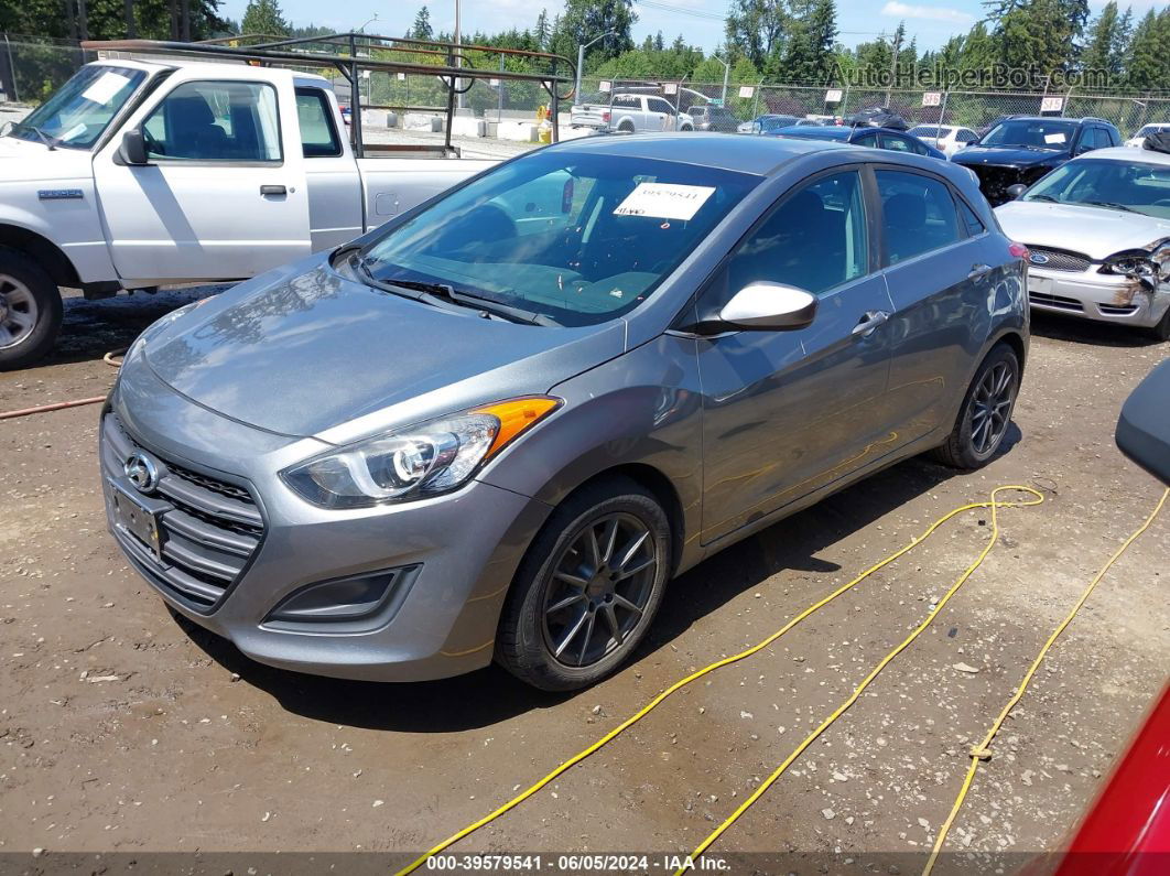 2017 Hyundai Elantra Gt   Gray vin: KMHD35LH5HU350103