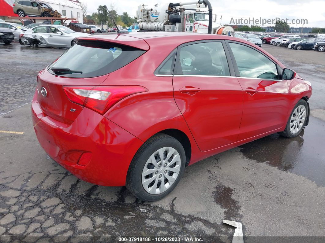 2017 Hyundai Elantra Gt Maroon vin: KMHD35LH5HU353812