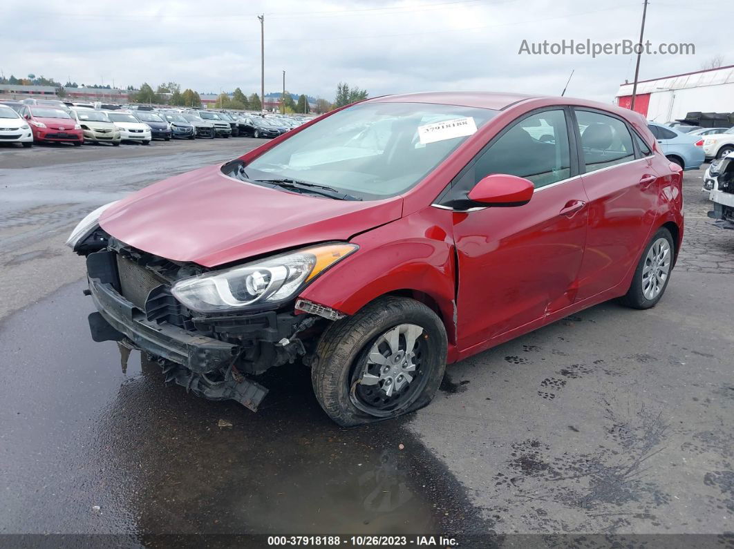 2017 Hyundai Elantra Gt Maroon vin: KMHD35LH5HU353812