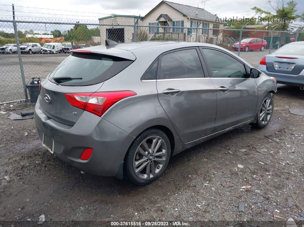 2017 Hyundai Elantra Gt   Gray vin: KMHD35LH5HU363904