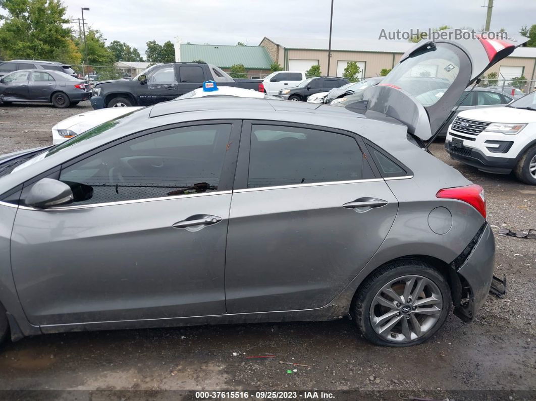 2017 Hyundai Elantra Gt   Gray vin: KMHD35LH5HU363904