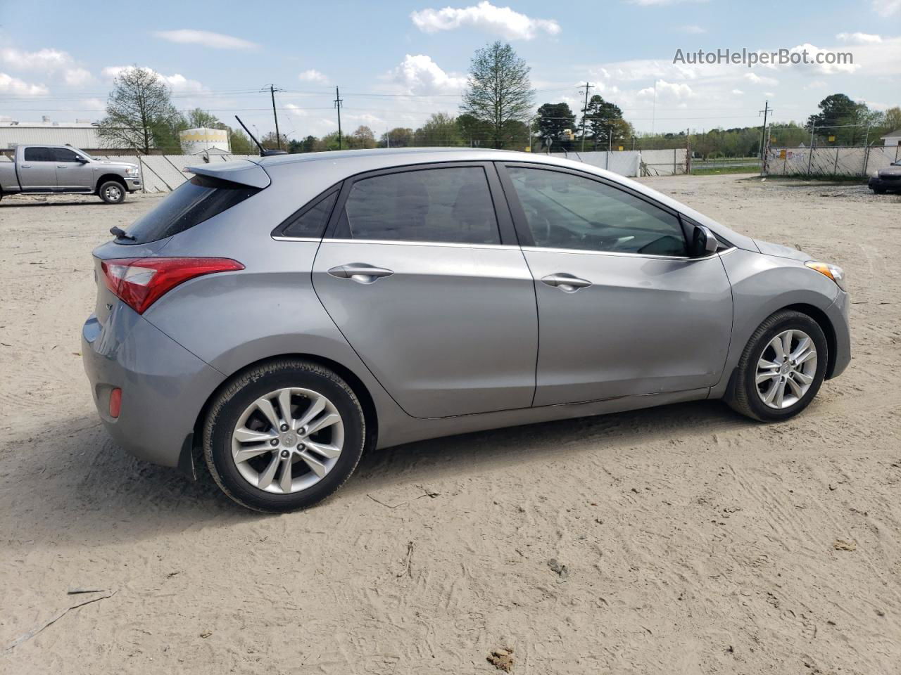 2014 Hyundai Elantra Gt  Silver vin: KMHD35LH6EU215014