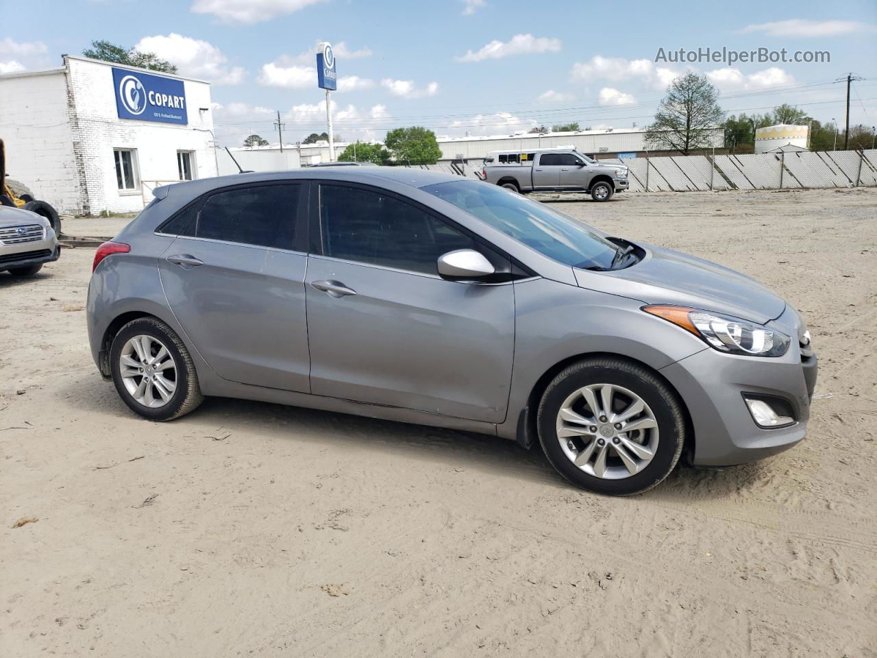 2014 Hyundai Elantra Gt  Silver vin: KMHD35LH6EU215014