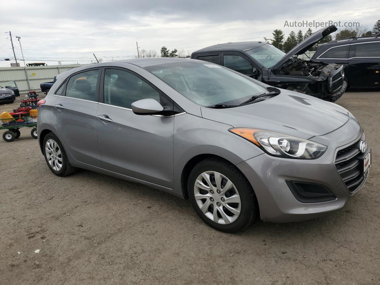 2016 Hyundai Elantra Gt  Gray vin: KMHD35LH6GU274423