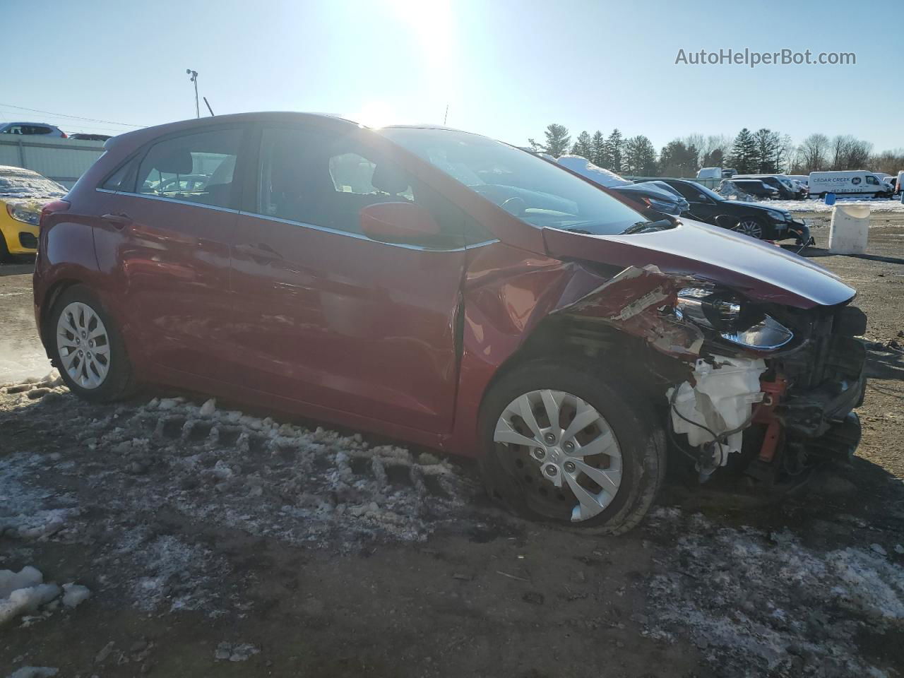 2016 Hyundai Elantra Gt  Красный vin: KMHD35LH6GU305167