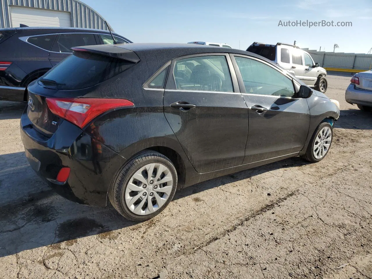 2016 Hyundai Elantra Gt  Black vin: KMHD35LH6GU309171