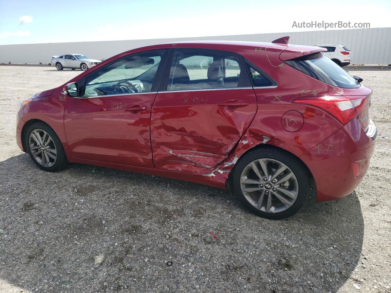 2016 Hyundai Elantra Gt  Red vin: KMHD35LH6GU336130