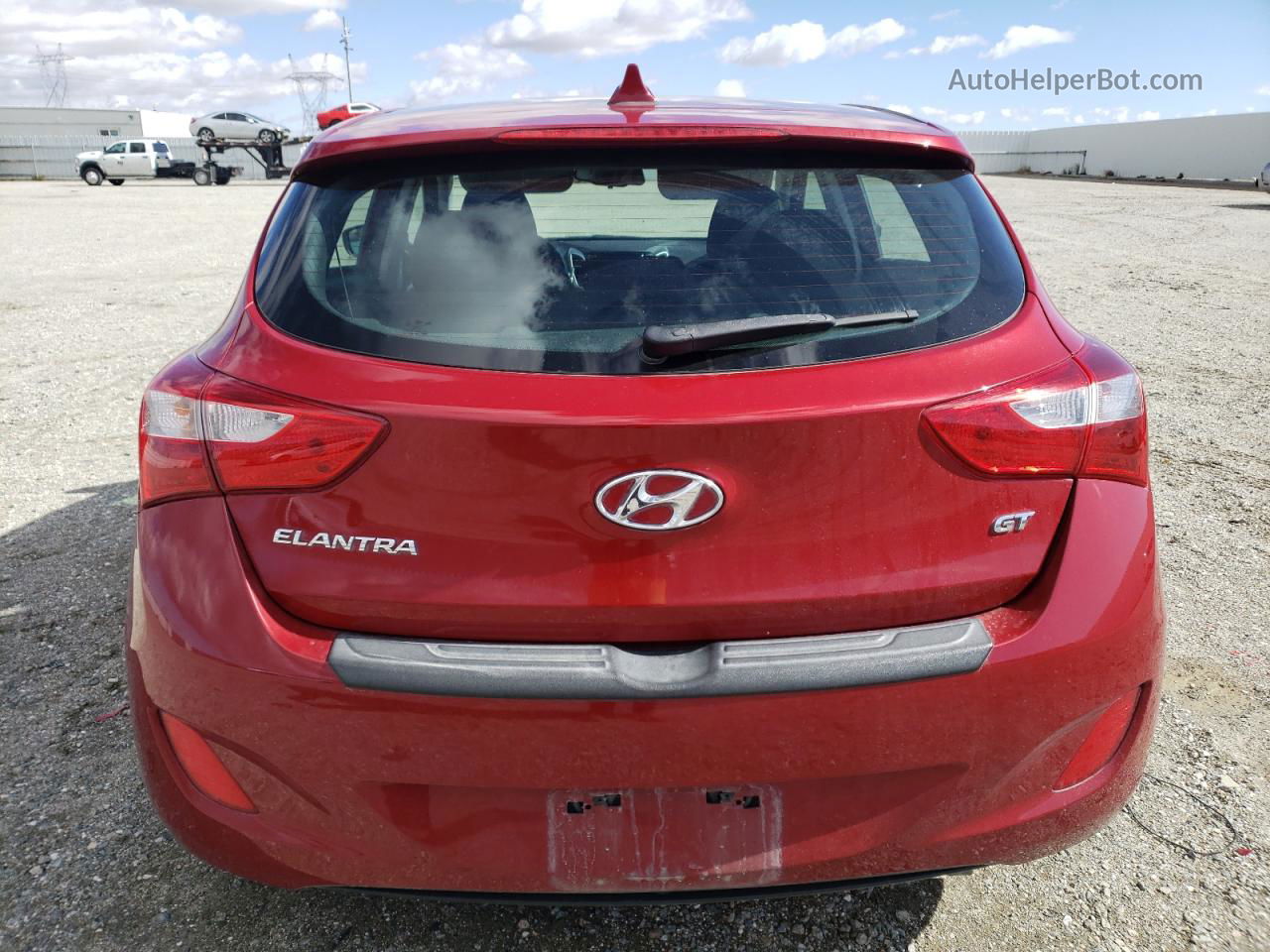 2016 Hyundai Elantra Gt  Red vin: KMHD35LH6GU336130