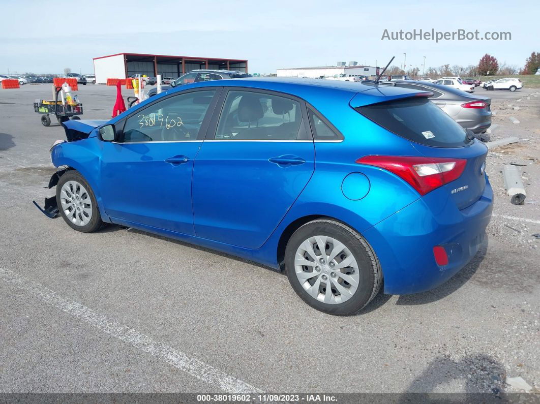 2017 Hyundai Elantra Gt Blue vin: KMHD35LH6HU356802