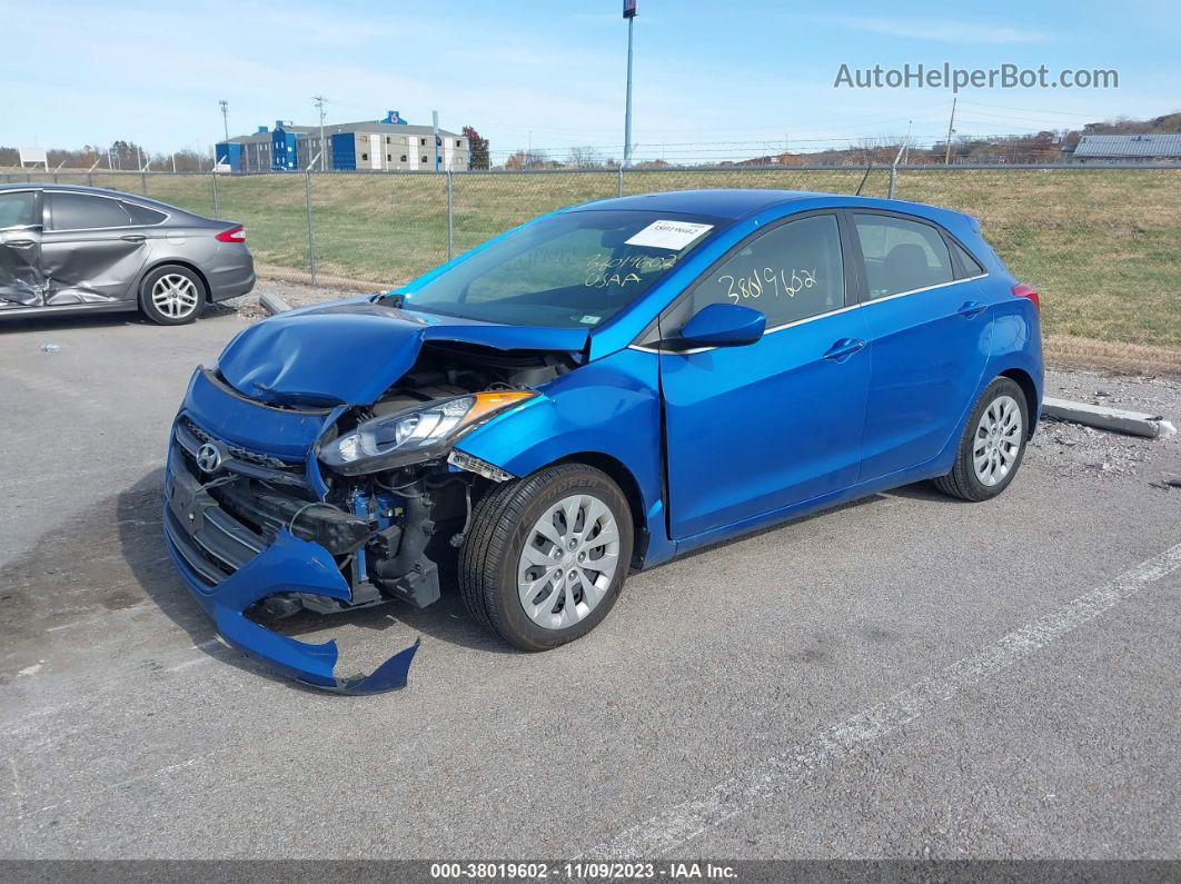 2017 Hyundai Elantra Gt Blue vin: KMHD35LH6HU356802