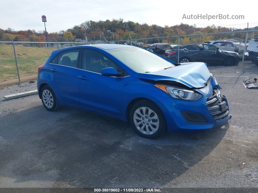 2017 Hyundai Elantra Gt Blue vin: KMHD35LH6HU356802