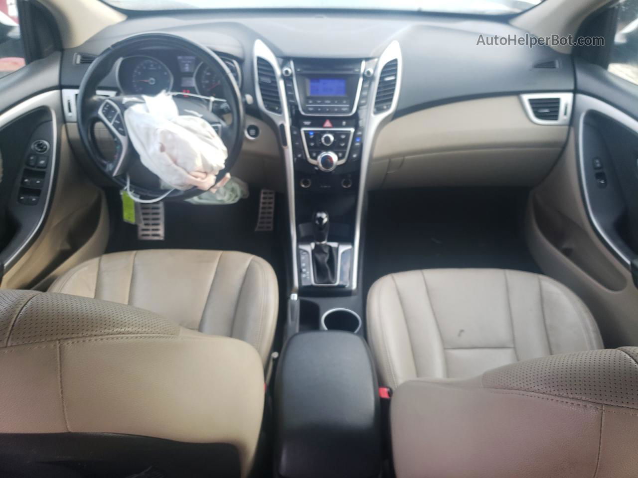 2014 Hyundai Elantra Gt  Белый vin: KMHD35LH7EU161996