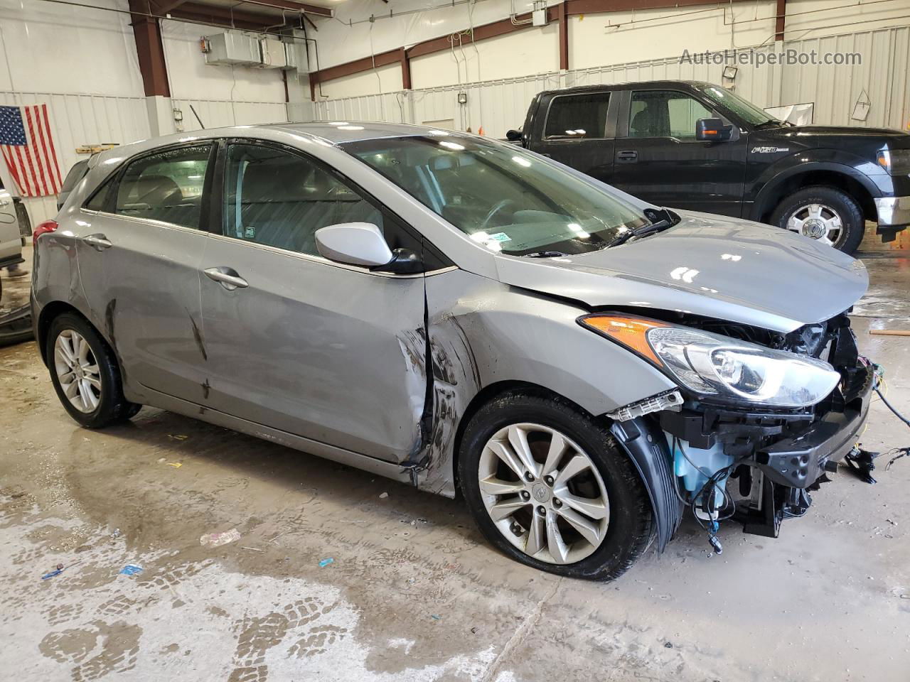 2014 Hyundai Elantra Gt  Gray vin: KMHD35LH7EU184646