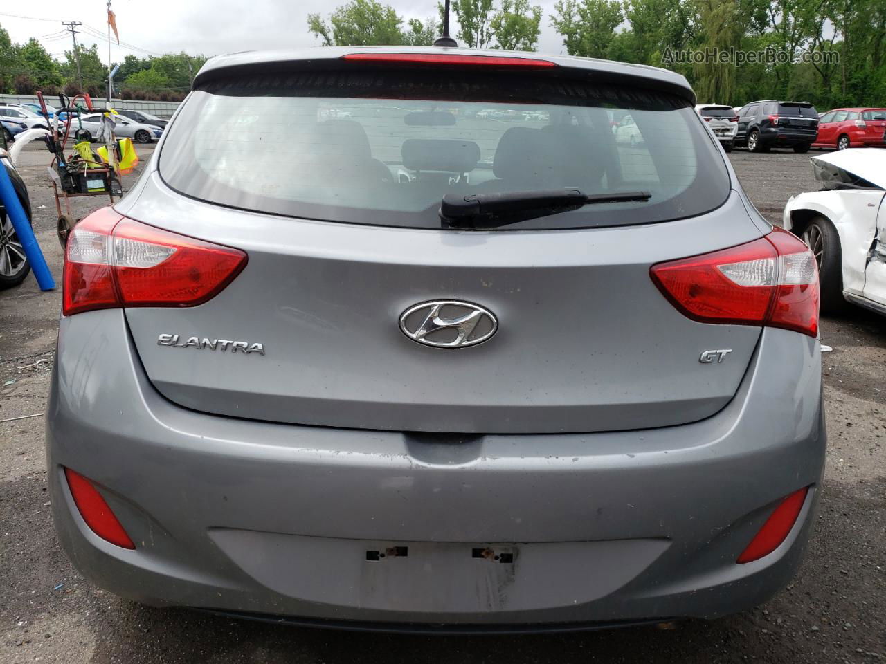 2014 Hyundai Elantra Gt  Gray vin: KMHD35LH7EU197039