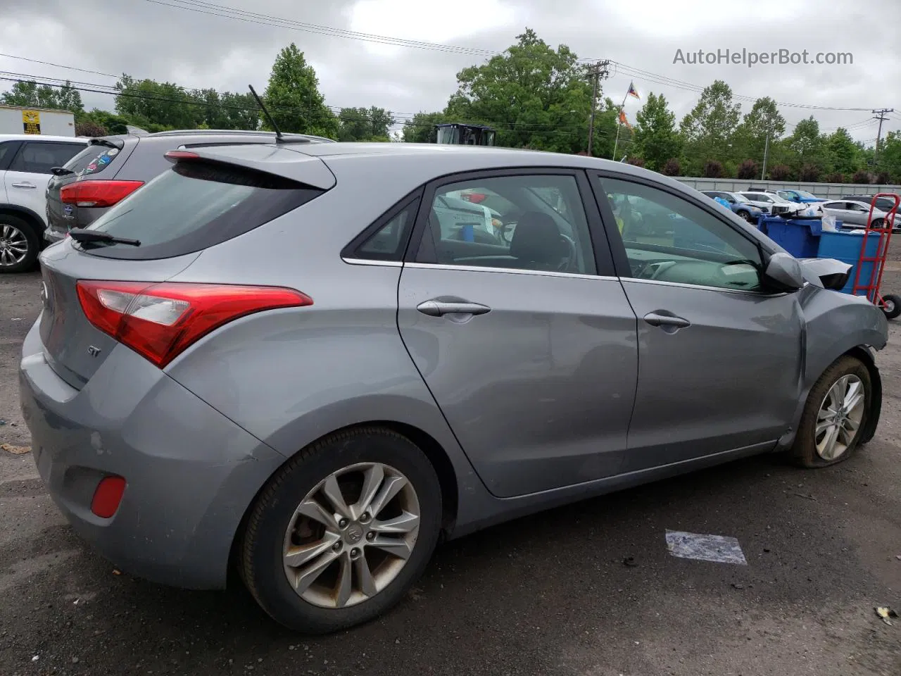 2014 Hyundai Elantra Gt  Gray vin: KMHD35LH7EU197039