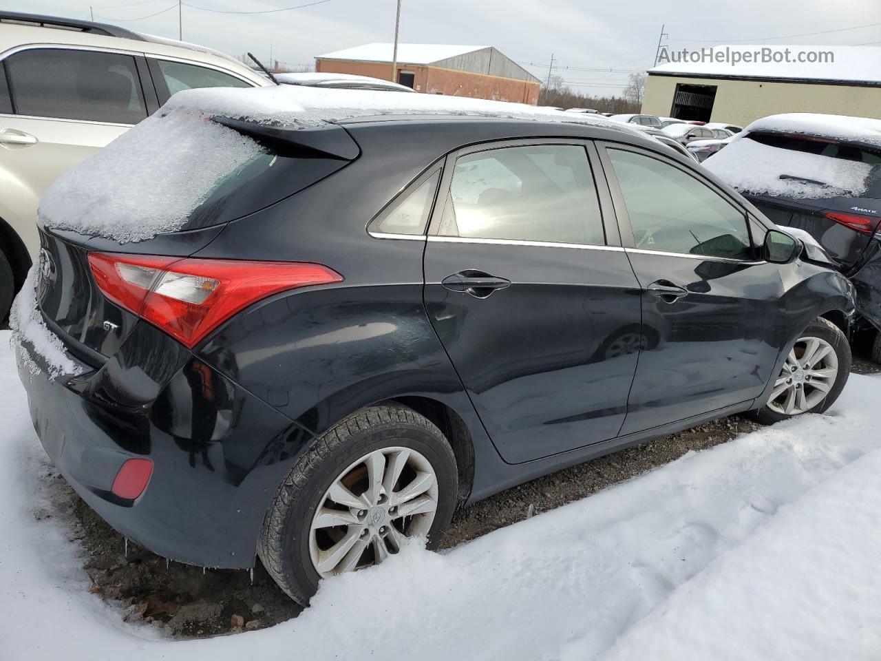 2014 Hyundai Elantra Gt  Черный vin: KMHD35LH7EU211022