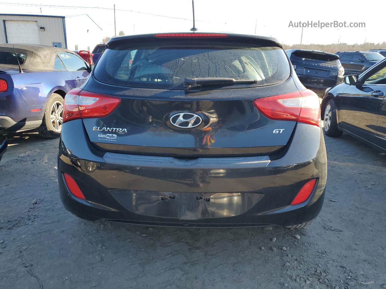 2014 Hyundai Elantra Gt  Черный vin: KMHD35LH7EU211022